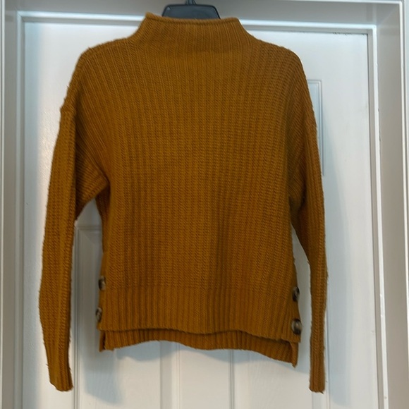 Madewell Mockneck Side Button Pullover Size M - Picture 1 of 4
